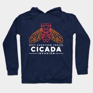 I survived the cicada invasion 2024 Hoodie